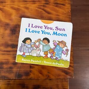 Vintage 1994 I Love You, Sun I Love You, Moon Toddler Board Book
